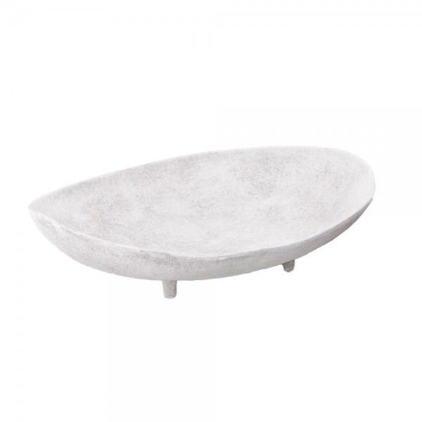 PEDESTAL ΜΠΩΛ ΜΕ ΠΟΔΙ 45x33x12cm ΑΛΟΥΜΙΝΙΟ ΑΣΠΡΟ