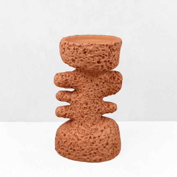 KYCLADIC I ΚΗΡΟΠΗΓΙΟ ΔΙΑΚΟΣΜΗΤΙΚΟ 12x10x20cm RESIN ΠΟΡΤΟΚΑΛΙ