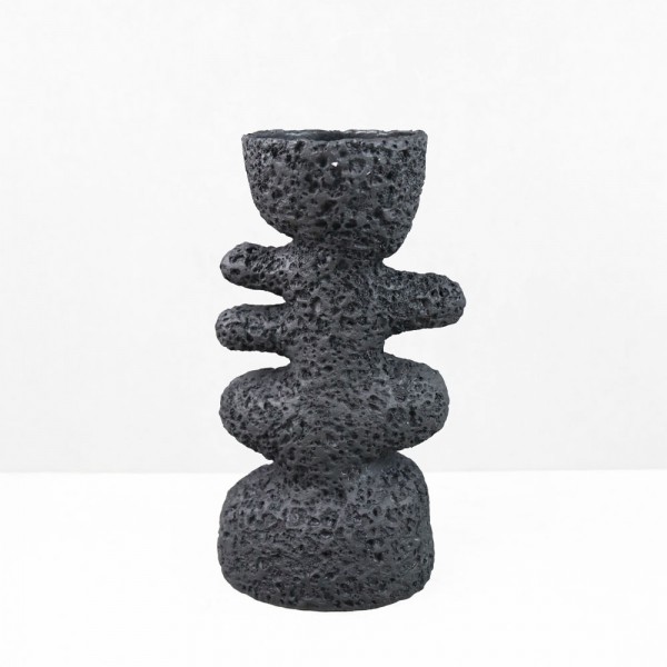 LUSTRE II ΚΗΡΟΠΗΓΙΟ ΔΙΑΚΟΣΜΗΤΙΚΟ 14.5x9.5x25cm RESIN ΜΑΥΡΟ