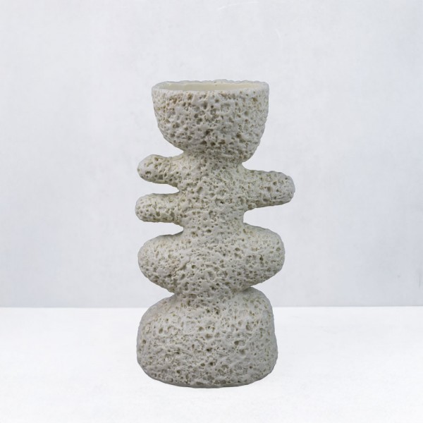 LUSTRE III ΚΗΡΟΠΗΓΙΟ ΔΙΑΚΟΣΜΗΤΙΚΟ 14.5x9.5x25cm RESIN ΜΠΕΖ