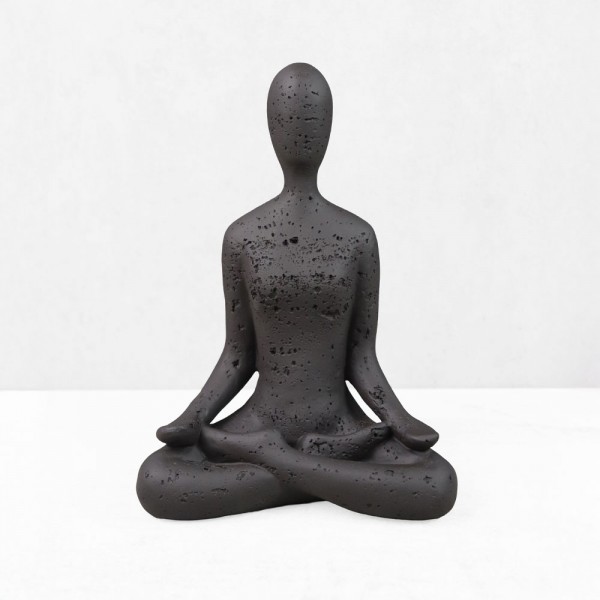 MORPH I ΔΙΑΚΟΣΜΗΤΙΚΟ ΣΩΜΑ 13x7.5x17.5cm RESIN ΚΑΦΕ ΣΚΟΥΡΟ