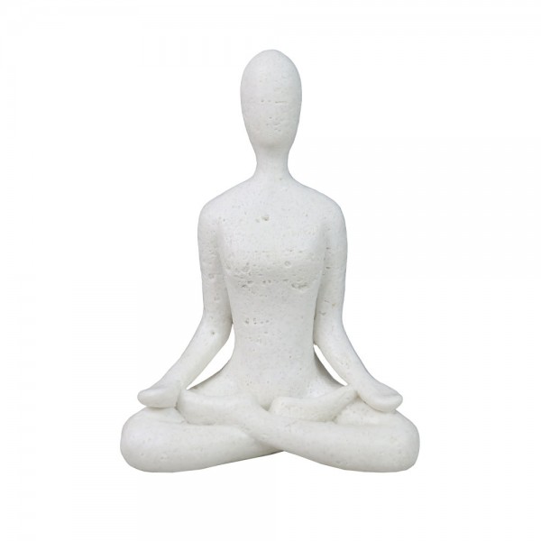 MORPH II ΔΙΑΚΟΣΜΗΤΙΚΟ ΣΩΜΑ 13x7.5x17.5cm RESIN ΑΣΠΡΟ