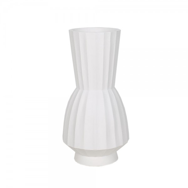 FOLDA ΒΑΖΟ 25x25x50cm MgO ΑΣΠΡΟ