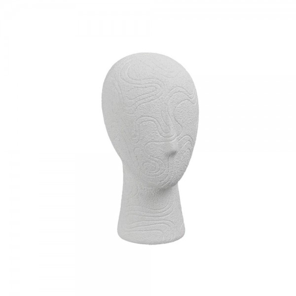 IMPERIAL ΔΙΑΚΟΣΜΗΤΙΚΟ ΠΡΟΣΩΠΟ 12.3x15.5x24.3cm RESIN ΑΣΠΡΟ