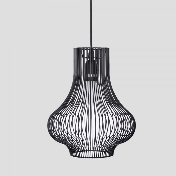 NOOR ΦΩΤΙΣΤΙΚΟ ΟΡΟΦΗΣ 25x30.5cm ΣΙΔΕΡΟ ΜΑΥΡΟ