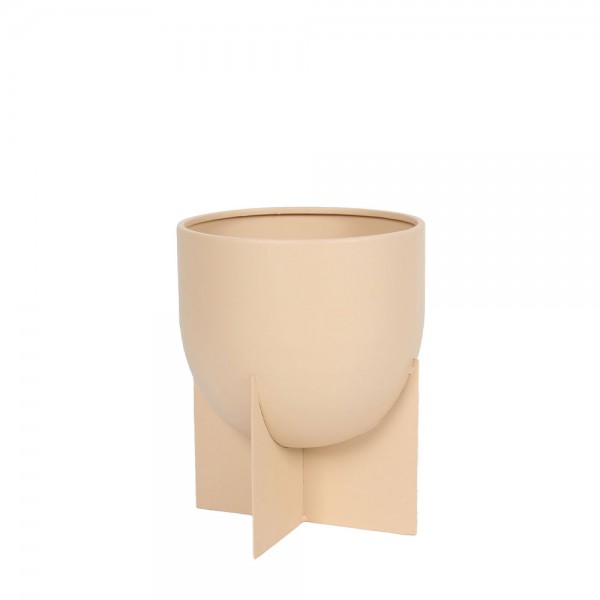 FINA ΚΑΣΠΩ 20x20x25.5cm ΜΕΤΑΛΛΟ ΜΠΕΖ