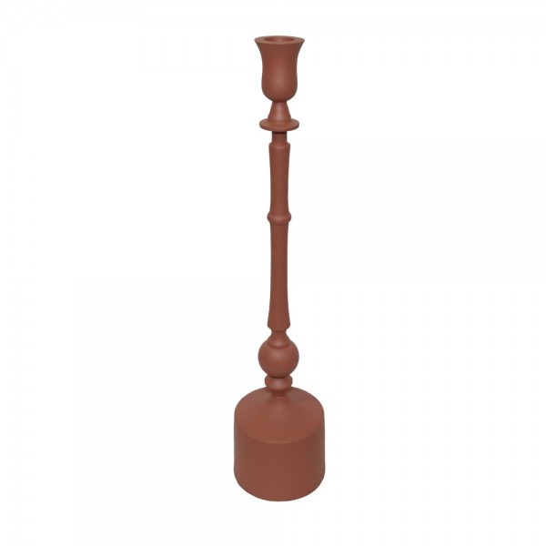 SIDIA ΚΗΡΟΠΗΓΙΟ 9.5x9.5x43cm ΑΛΟΥΜΙΝΙΟ TERRACOTTA
