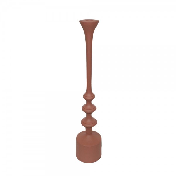 SIDIA ΚΗΡΟΠΗΓΙΟ 9.5x9.5x47.5cm ΑΛΟΥΜΙΝΙΟ TERRACOTTA