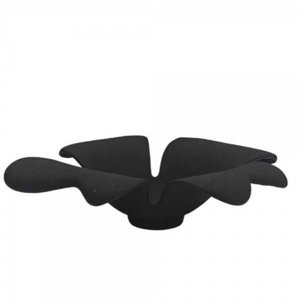 FLORA ΠΙΑΤΕΛΑ 38x36x11cm ΑΛΟΥΜΙΝΙΟ ΜΑΥΡΟ