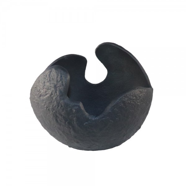 VULA ΒΑΖΟ 24x16x21cm ΑΛΟΥΜΙΝΙΟ ΜΑΥΡΟ