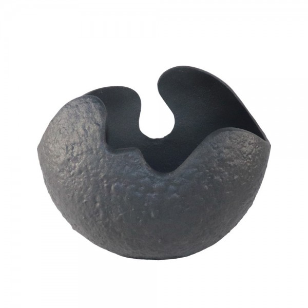 VULA ΒΑΖΟ 30x17x25cm ΑΛΟΥΜΙΝΙΟ ΜΑΥΡΟ