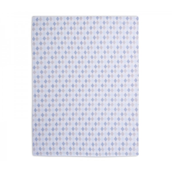 NEF-NEF HOMEWARE ΒΡΕΦΙΚΗ ΚΟΥΒΕΡΤΑ ΚΟΥΝΙΑΣ FLEECE 110X150CM SWEET RHOMBUS BLUE 036123