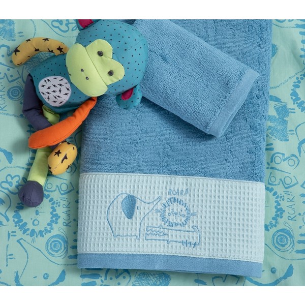 NEF-NEF HOMEWARE ΒΡΕΦΙΚΕΣ ΠΕΤΣΕΤΕΣ ΣΕΤ 2ΤΜΧ JUNGLE COMBO PETROL 036354