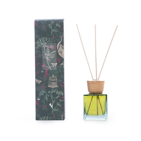 NEF-NEF HOMEWARE ΑΡΩΜΑΤΙΚΟ ΧΩΡΟΥ ΜΕ ΣΤΙΚΣ TEAKWOOD FOREST 200ml 036435