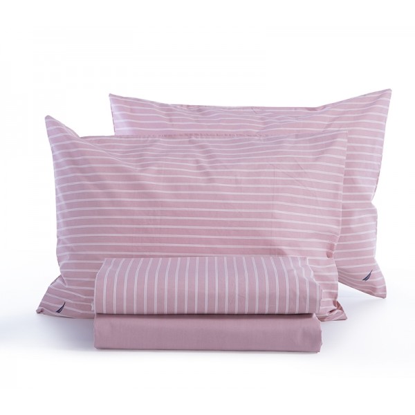 NAUTICA - NAU COAST PERCALE-COTTON ΣΕΤ ΣΕΝΤΟΝΙΑ KING SIZE 270X280CM ROSE 036522
