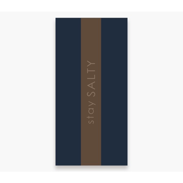 NEF NEF HOMEWARE ΠΕΤΣΕΤΑ ΘΑΛΑΣΣΗΣ STAY SALTY 80X160 039984 BLUE/BROWN