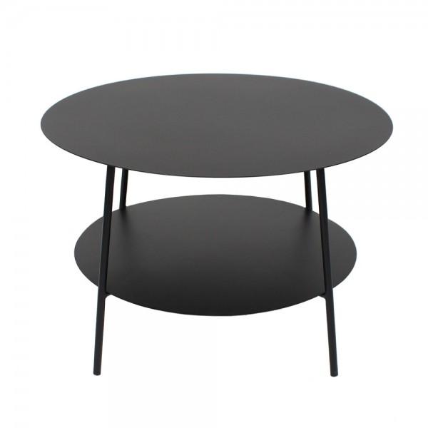 SIMPLE COFFEE TABLE ΜΑΥΡΟ 60x60xH40cm 04-1123