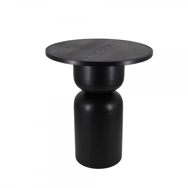 UP DOWN 52 SIDE TABLE ΜΑΥΡΟ 52x52xH60cm 04-1151
