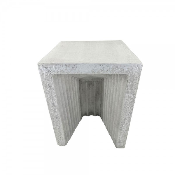 GATE SIDE TABLE CEMENT 34x34xH47cm 04-1187