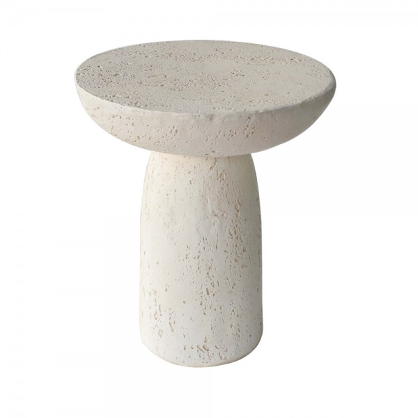 POROS SIDE TABLE BEIGE 40x40x46.3cm