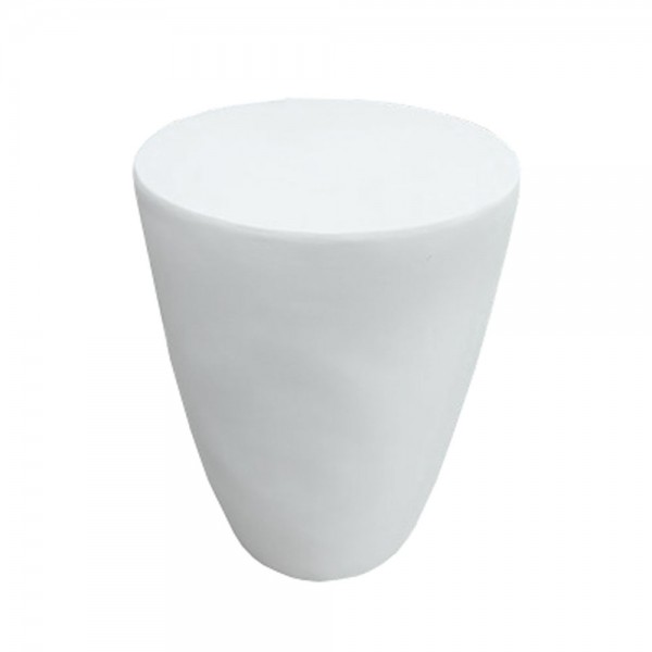 LITHOS CONIC SIDE TABLE ΛΕΥΚΟ 36x36x46.5cm