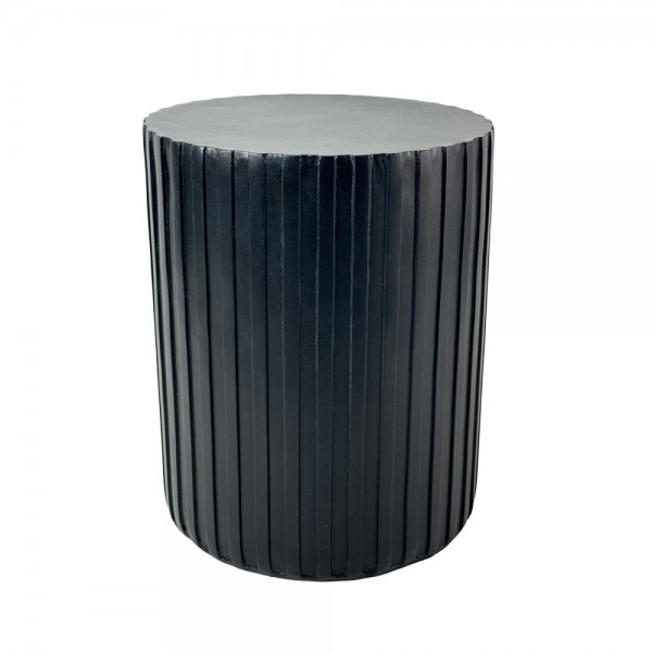 RAIL BLACK SIDE TABLE ΜΑΥΡΟ 40x40x47cm