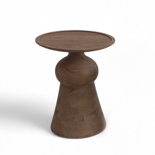 FIGURE SIDE TABLE ΚΑΡΥΔΙ ΑΝΟΙΧΤΟ 45x45x55cm