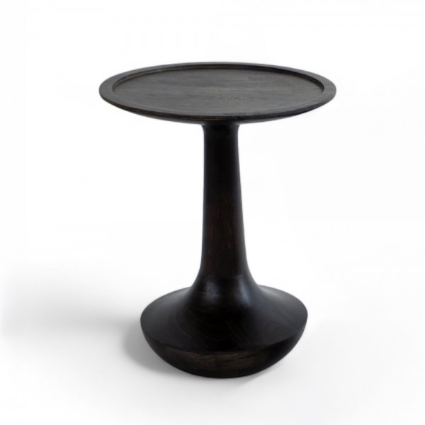 BORDS SIDE TABLE ΚΑΡΥΔΙ ΣΚΟΥΡΟ 40x40x50cm