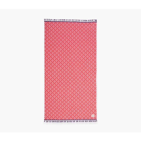 NEF NEF HOMEWARE ΠΕΤΣΕΤΑ ΘΑΛΑΣΣΗΣ SPARKLE FRINGES 90X170 040071 CORAL