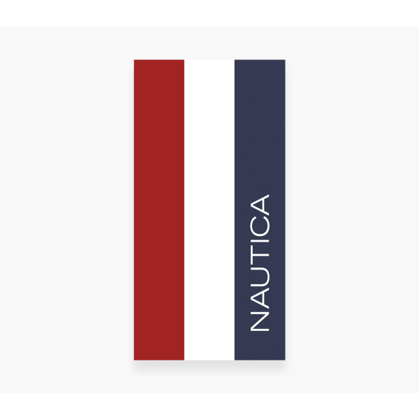 NEF NEF HOMEWARE ΠΕΤΣΕΤΑ ΘΑΛΑΣΣΗΣ NAUTICA-NAU WAY UP 80X160 040206 RED/WHITE/BLUE