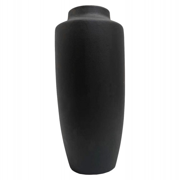 ΕΠΙΤΡΑΠΕΖΙΟ ΚΕΡΑΜΙΚΟ ΔΙΑΚΟΣΜΗΤΙΚΟ ΒΑΖΟ GLAΖΕ HM4587.02 ΜΑΥΡΟ ΜΑΤ Φ18,5x40Υεκ