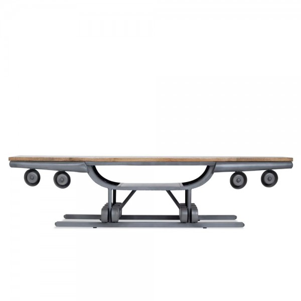 WINGS TV STAND GUNMETAL ΦΥΣΙΚΟ 188x44xH44cm
