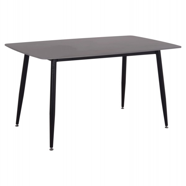ΤΡΑΠΕΖΙ RAVEN HM18149.02 ΚΕΡΑΜΙΚΟ TOP ΑΝΘΡΑΚΙ ΜΑΡΜΑΡΟ-ΜΑΥΡΟ ΜΕΤΑΛΛΟ 140x80x74Υεκ.