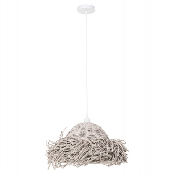 ΦΩΤΙΣΤΙΚΟ ΟΡΟΦΗΣ ΚΡΕΜΑΣΤΟ HM4349 SEAGRASS ΣΕ WHITEWASH ΧΡΩΜΑ Φ50x25-135Υεκ.