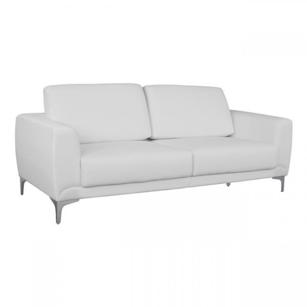 ΚΑΝΑΠΕΣ 3ΘΕΣΙΟΣ KENZIE HM3121.32 ΜΕ ΛΕΥΚΟ PU 190x81x81 εκ. 0513495