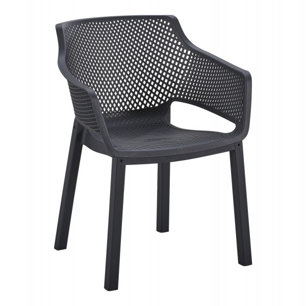 ΠΟΛΥΘΡΟΝΑ ΠΟΛΥΠΡΟΠΥΛΕΝΙΟΥ PEGGY HM6368.02 ΜΑΥΡΟ 60x55x79Υεκ