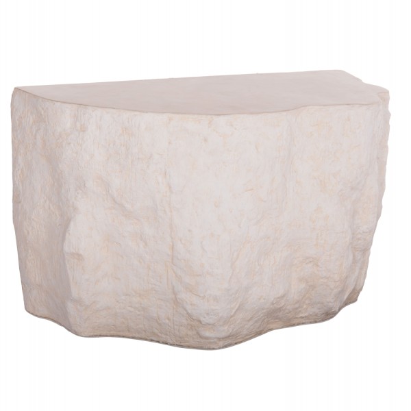 ΚΟΝΣΟΛΑ INTERON HM18152.02 FIBER CEMENT ΣΕ ΛΕΥΚΟ--120x50x71Υεκ.