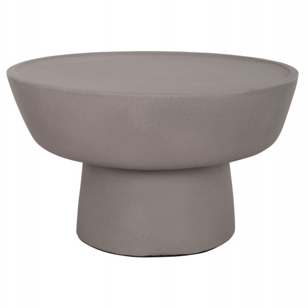 ΤΡΑΠΕΖΙ ΣΑΛΟΝΙΟΥ PIRSON HM18155.03 FIBER CEMENT ΣΕ ΓΚΡΙ--Φ60x36Υεκ.