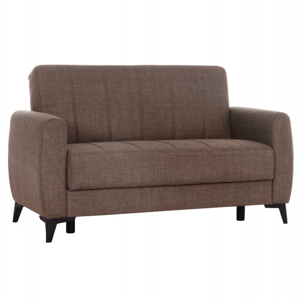 ΚΑΝΑΠΕΣ ΚΡΕΒΑΤΙ ΜΕ ΑΠΟΘ.ΧΩΡΟ ΔΙΘΕΣΙΟΣ NIKKO HM3293.02 ΜΠΕΖ ΥΦΑΣΜΑ 144x75x84Υεκ.