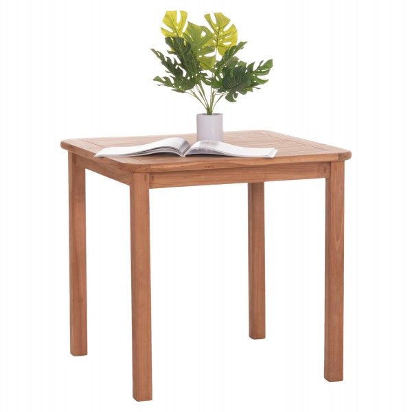 ΤΡΑΠΕΖΙ ΤΕΤΡΑΓΩΝΟ PRESSCOT HM18122 ΞΥΛΟ TEAK--ΦΥΣΙΚΟ 80x80x76Υεκ. 0536079