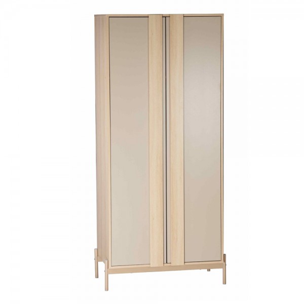 CAPPUCCINO ΝΤΟΥΛΑΠΑ 2ΠΟΡΤΕΣ LATTE SONOMA 84.6x50x185 06-0125