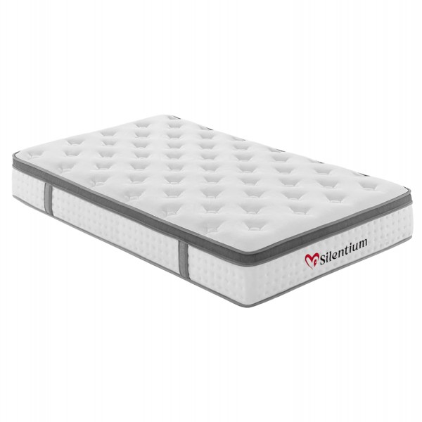 ΣΤΡΩΜΑ ΗΜΙΔΙΠΛΟ SILENTIUM HM749.02 POCKET SPRINGS--ΛΕΥΚΟ 120x200x30Υεκ.