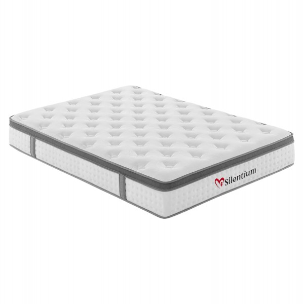 ΣΤΡΩΜΑ ΔΙΠΛΟ SILENTIUM HM749.06 POCKET SPRINGS--ΛΕΥΚΟ 160x200x30Υεκ.