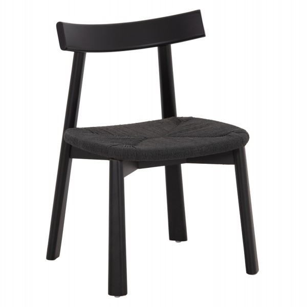 KΑΡΕΚΛΑ ΤΡΑΠΕΖΑΡΙΑΣ OSORIO HM18335.02 RUBBERWOOD & ΣΧΟΙΝΙ ΣΕ ΜΑΥΡΟ 51x55x74Υεκ