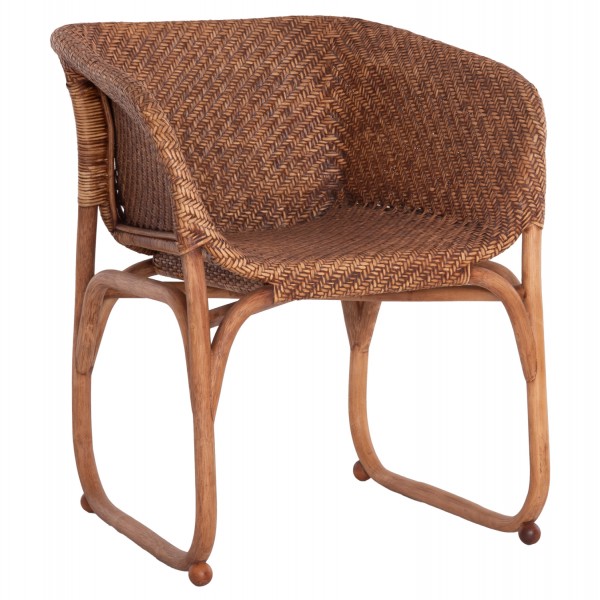 ΠΟΛΥΘΡΟΝΑ ΕΣΩΤ.ΧΩΡΩΝ TUCKET HM9958.02 ΦΥΣΙΚΟ RATTAN-ΚΑΡΥΔΙ ΧΡΩΜΑ 63x60x77Υεκ 0610553