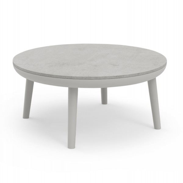 ΤΡΑΠΕΖΑΚΙ ΕΞ.ΧΩΡΟΥ ZODIAC SM6214.02 ΚΡΕΜ ΑΛΟΥΜ.-ΓΚΡΙ 3D PRINT ΓΥΑΛΙ TOP-Φ60x28Υεκ
