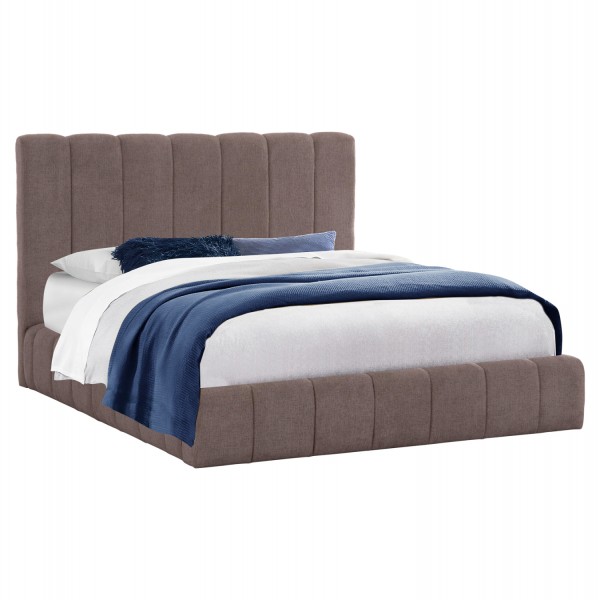 ΚΡΕΒΑΤΙ REMO ΜΕ ΑΠΟΘΗΚΕΥΤΙΚΟ ΧΩΡΟ HM719 ΥΦΑΣΜΑ ΜΠΟΥΚΛΕ ΓΚΡΙ-ΓΙΑ ΣΤΡΩΜΑ 160x200εκ