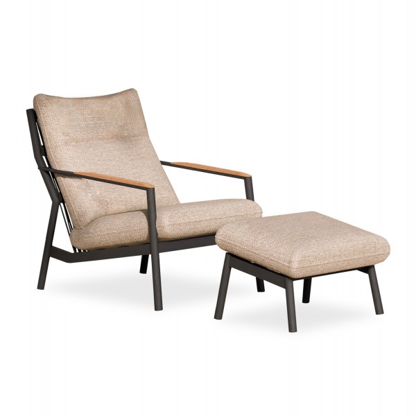 ΠΟΛΥΘΡΟΝΑ ΜΕ ΥΠΟΠΟΔΙΟ OBLIVION SM6438.01 ΑΝΘΡΑΚΙ ΑΛΟΥΜΙΝΙΟ- ΜΠΕΖ ΥΦΑΣΜΑ 79x101x89Υ