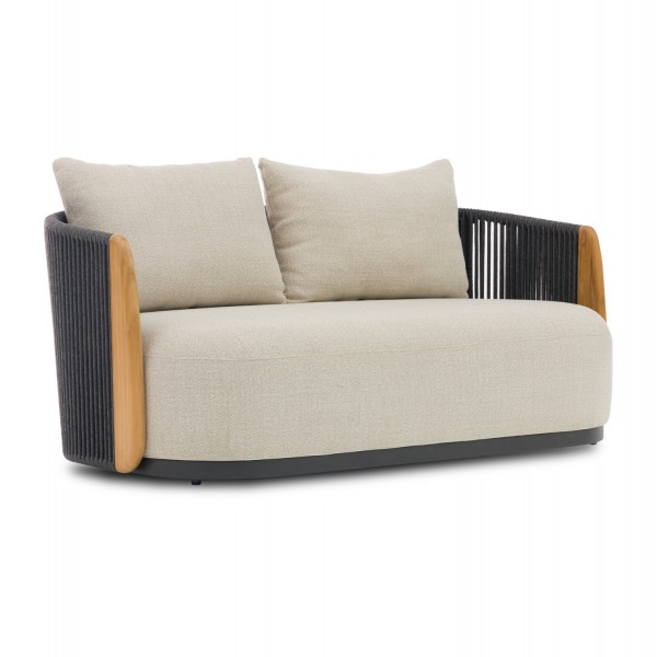 ΚΑΝΑΠΕΣ ΔΙΘΕΣΙΟΣ AUGUSTUS SM6457.01 ΓΚΡΙ ΑΛΟΥΜΙΝΙΟ--ΣΧΟΙΝΙ--OLEFIN 171x91x71Υεκ.