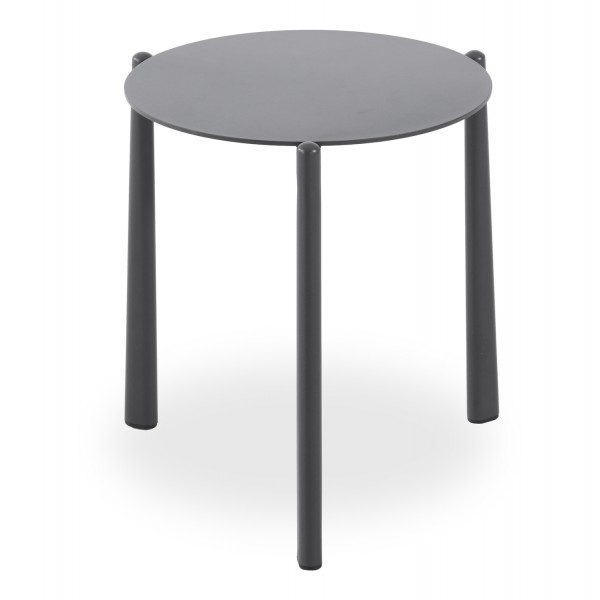 ΒΟΗΘΗΤΙΚΟ ΣΤΡΟΓΓΥΛΟ ΤΡΑΠΕΖΙ ΑΛΟΥΜΙΝΙΟΥ DENERIS SM6393.02 ΑΝΘΡΑΚΙ 45x45x47Yεκ.